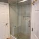 large shower in bathroom