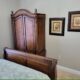 armoire in guest bedroom