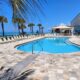 View of Gulf from swimming pool.